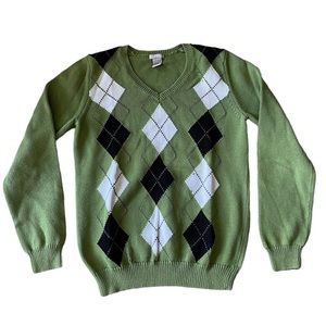 Vintage IZOD Argyle Patterned Sweater <3